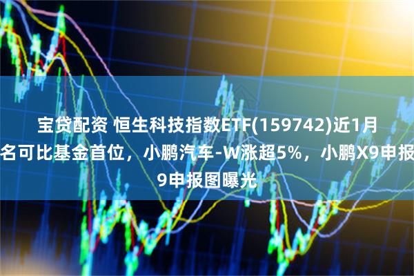 宝贷配资 恒生科技指数ETF(159742)近1月涨幅排名可比基金首位，小鹏汽车-W涨超5%，小鹏X9申报图曝光